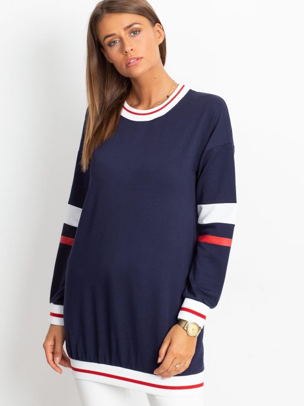 Navy blue Jewel tunic