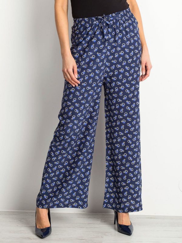 Navy Blue Misfit Trousers