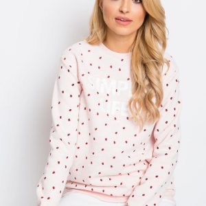 RUE PARIS Pink Sweatshirt Saige