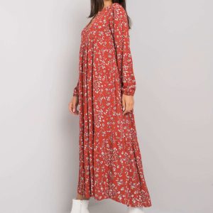 Brick flower dress Alissar SUBLEVEL