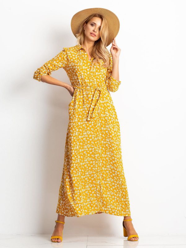 RUE PARIS Mustard Dress Icon