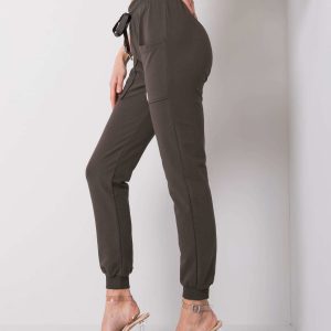 Dark khaki sweatpants Geetika