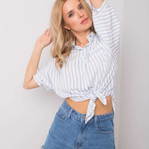 White and blue striped shirt Caelyn RUE PARIS