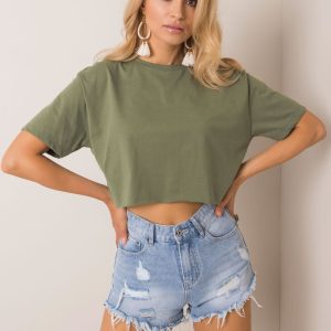 Khaki t-shirt Vicky RUE PARIS