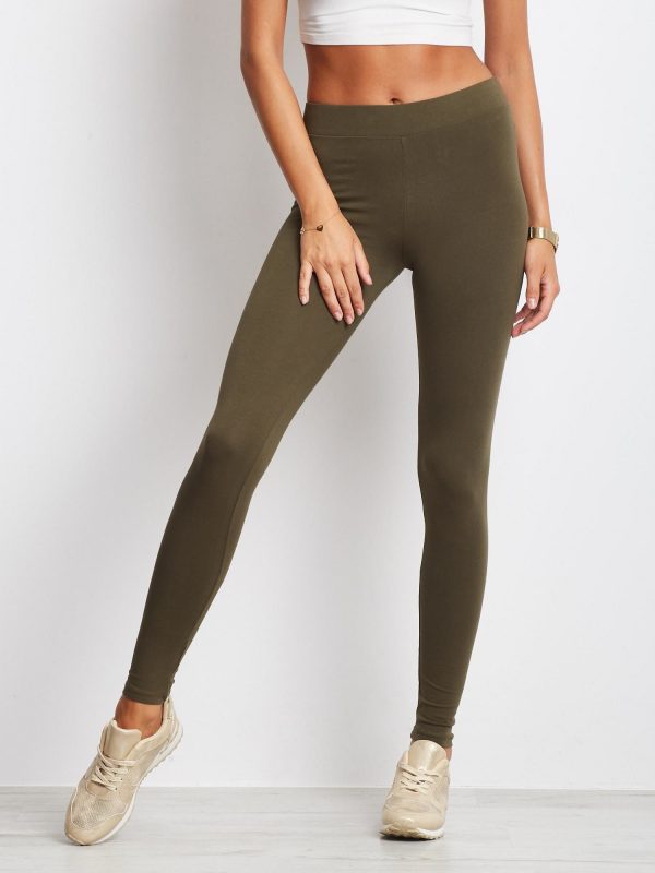 Khaki leggings Basic