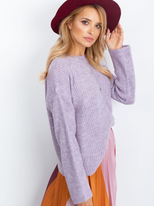 RUE PARIS Purple Sweater Sunset