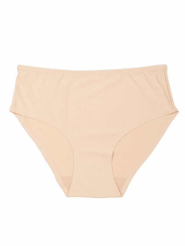 Beige Smooth Cotton Panties