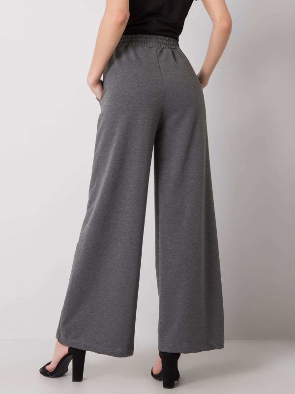 Dark grey melange sweatpants Abril