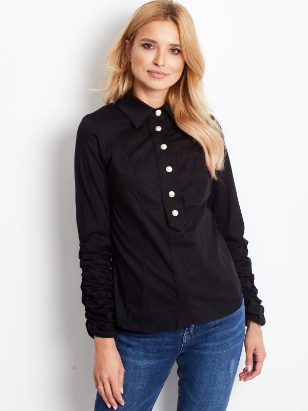 BY O LA LA Black Women's Shirt