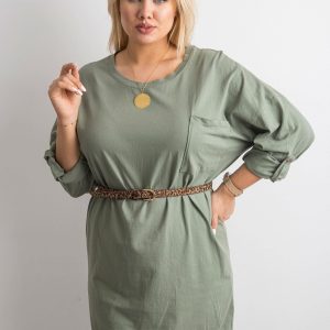 Khaki Cotton Dress