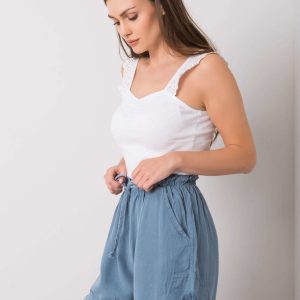 Blue Jeynissa Casual Shorts