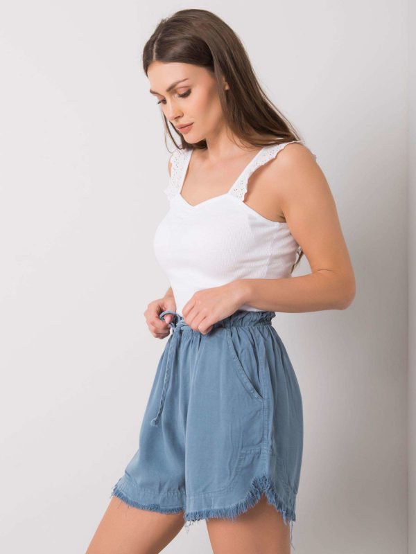 Blue Jeynissa Casual Shorts