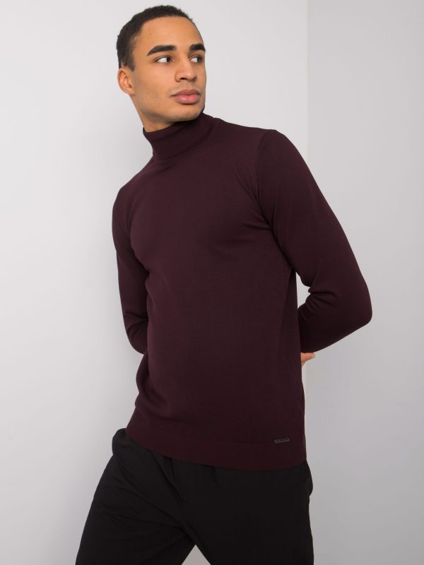 Cornell LIWALI Men's Dark Horse Turtleneck Sweater