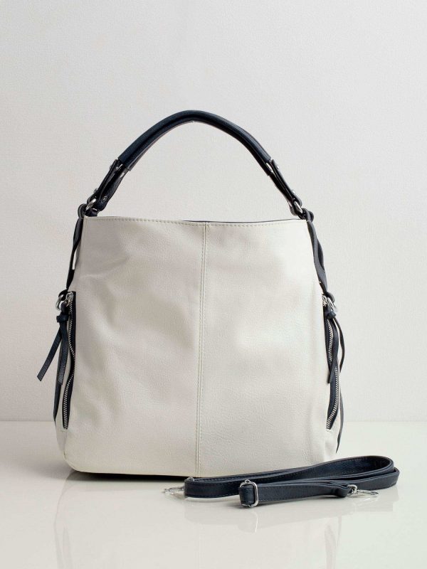 White Eco Leather Urban Bag