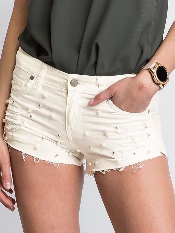 Ecru shorts Voila