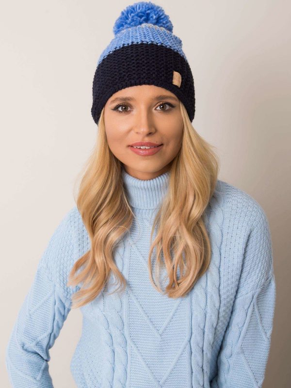 Navy blue winter hat RUE PARIS