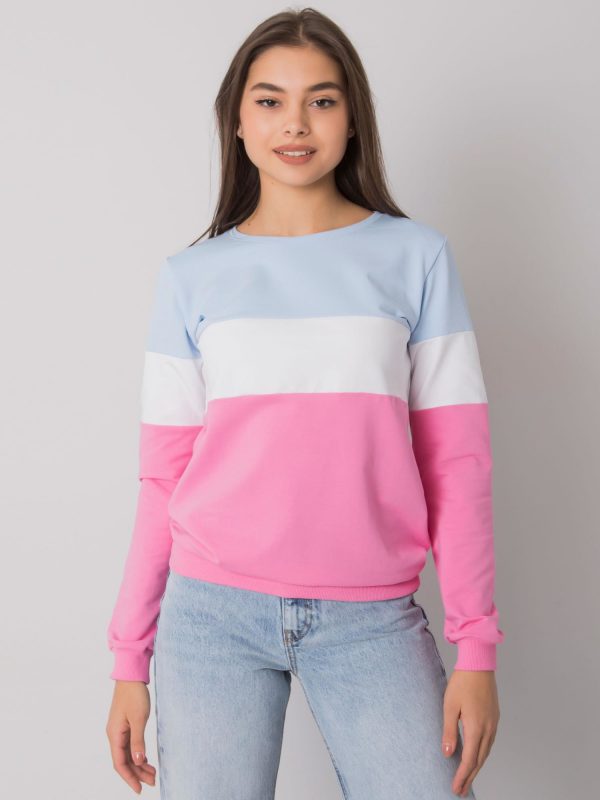 Blue and pink sweatshirt Larice RUE PARIS