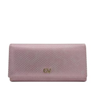 Pink oblong women's wallet