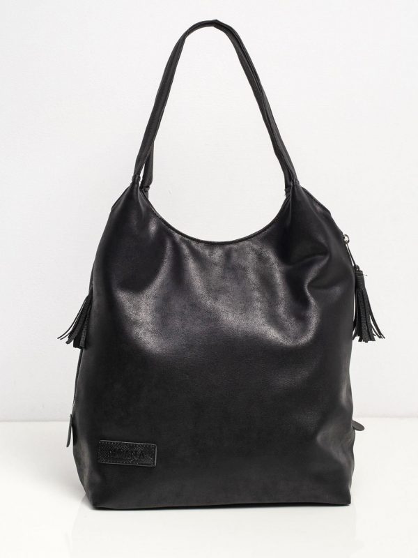 Black Women's Urban Bag in Eco Leather