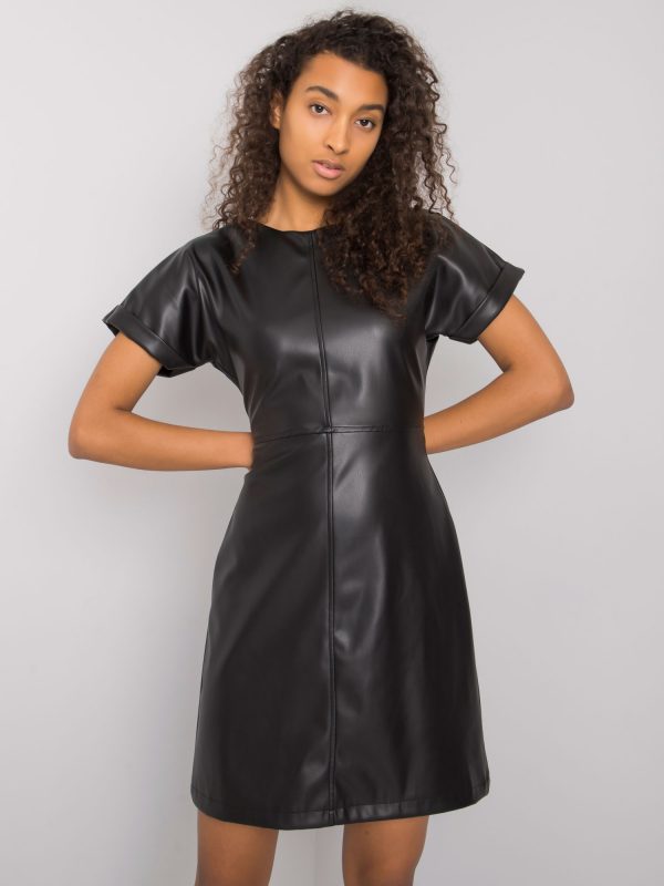 Casselberry Black Eco Leather Dress