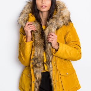 Dark Yellow Winter Jacket