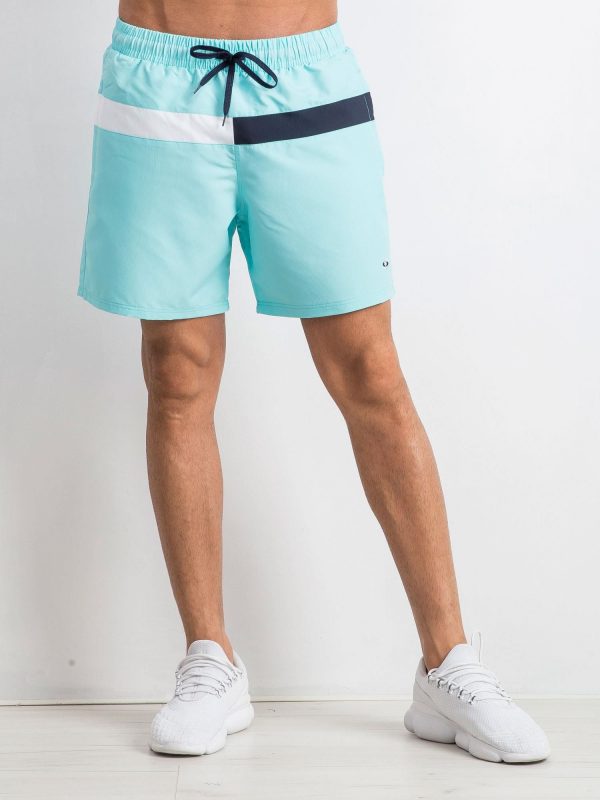 Light blue sports shorts for men Higher