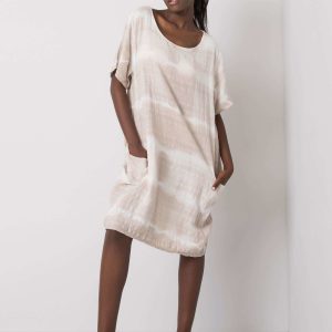 Beige casual dress Carlene