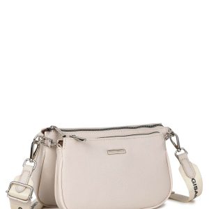 Beige double bag LUIGISANTO