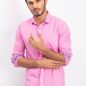 Men's pink shirt Unusual