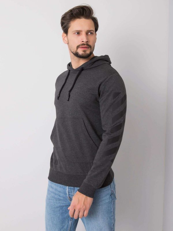 Dark Grey Hoodie for Men Connor