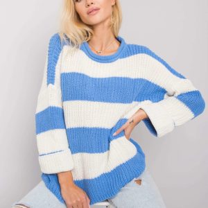 Blue Bree Striped Sweater