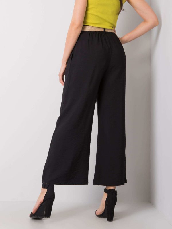 Black wide pants Isbel RUE PARIS