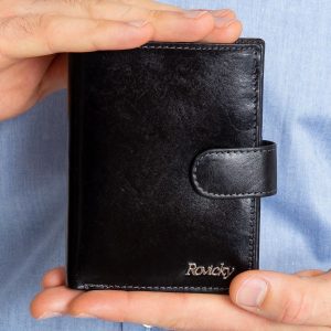 Black Leather Men Wallet