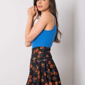 Black flower skirt Chelle RUE PARIS