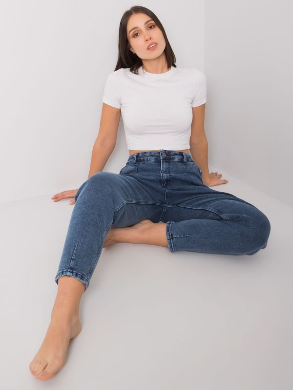 Mom jeans blue pants plus size Ryley