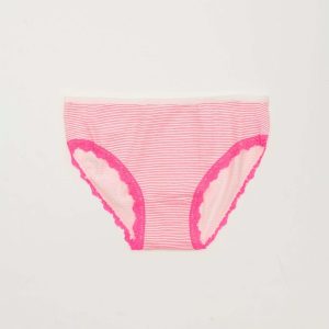 White and pink panties for girl 3-pack