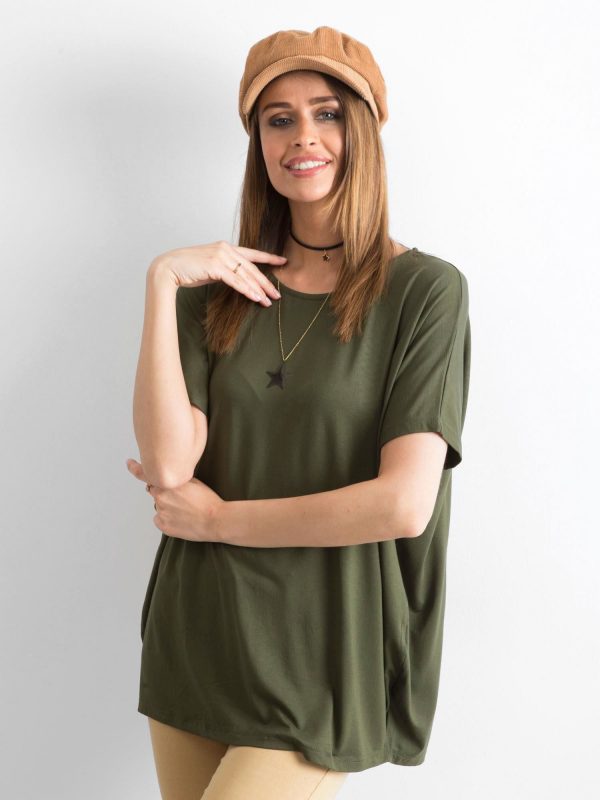 Khaki Oversize Blouse