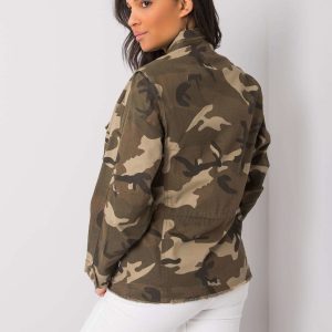 Khaki camouflage jacket Rochelle