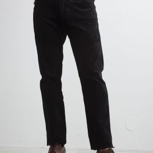 Men's Black Fabric Pants