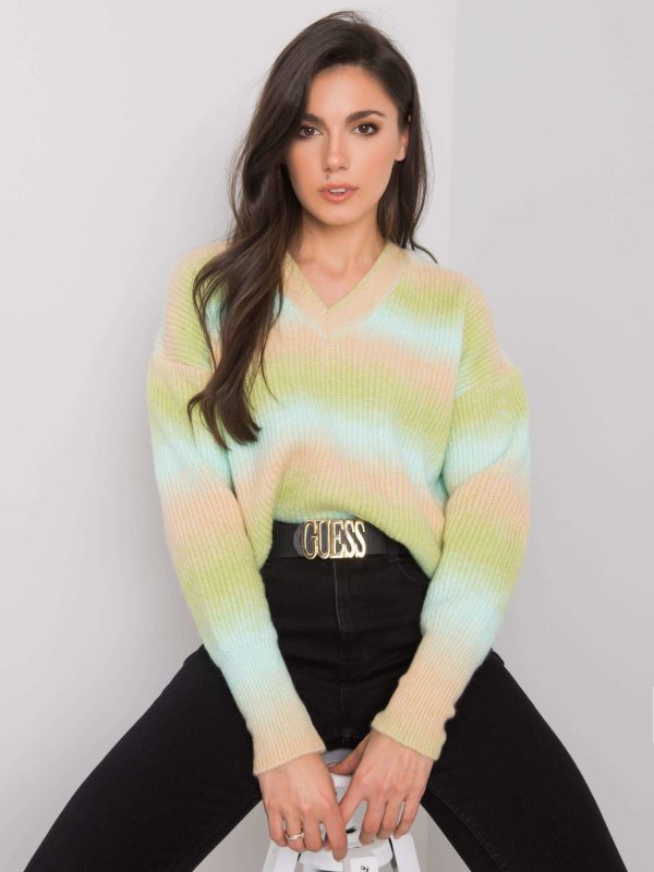 Green-beige jumper ombre Maritza RUE PARIS