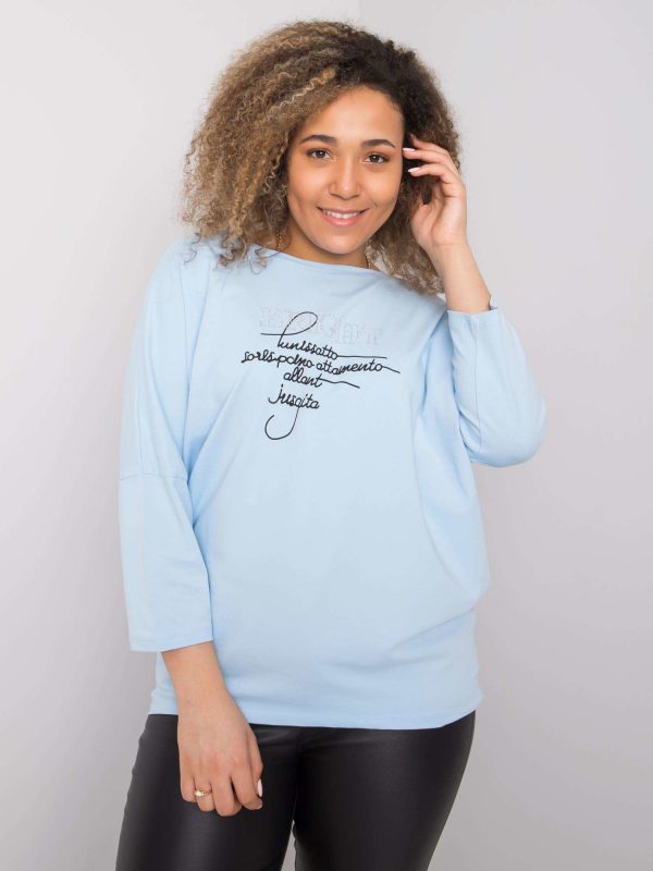 Light blue blouse Kamilla