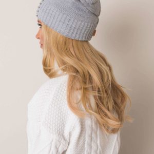 Grey women's hat RUE PARIS