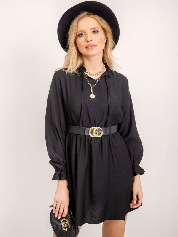 RUE PARIS Cindy Black Dress