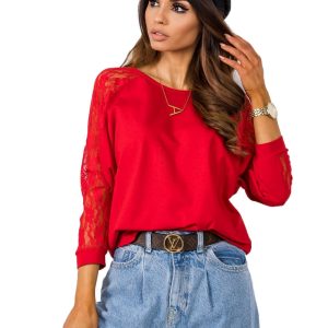 Red blouse Shangri RUE PARIS