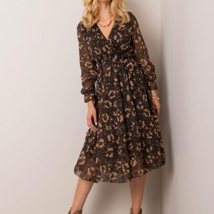 Black and beige dress Avay RUE PARIS