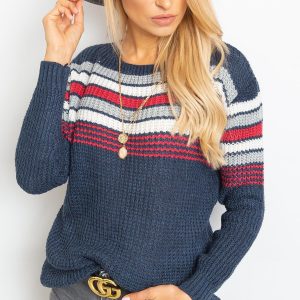 Attitiude navy blue sweater