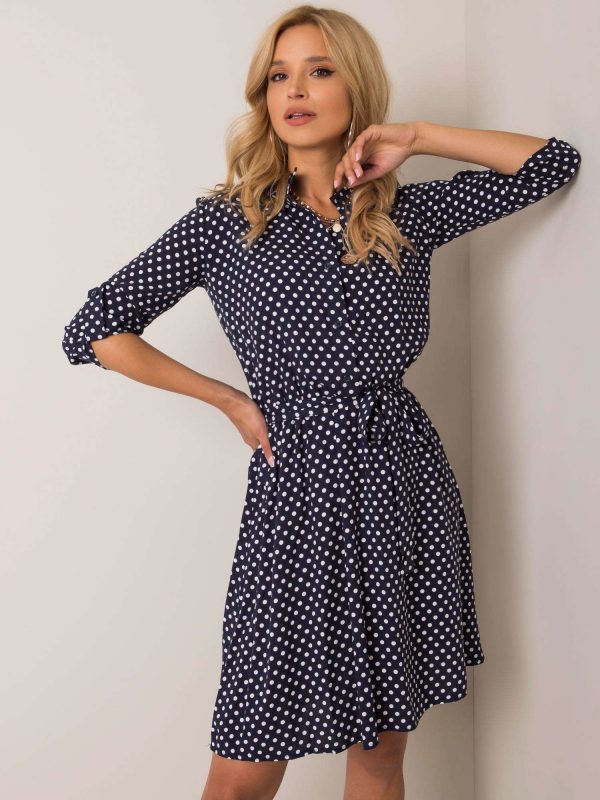 Navy blue dress Blanche