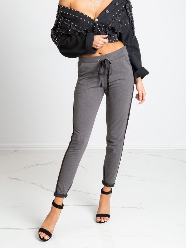 Dark Grey Max Trousers