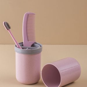 Pink Toiletries Container