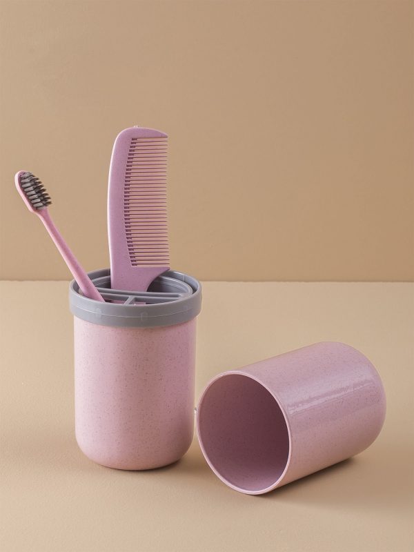 Pink Toiletries Container